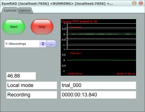 DANCE platform audiorecorder